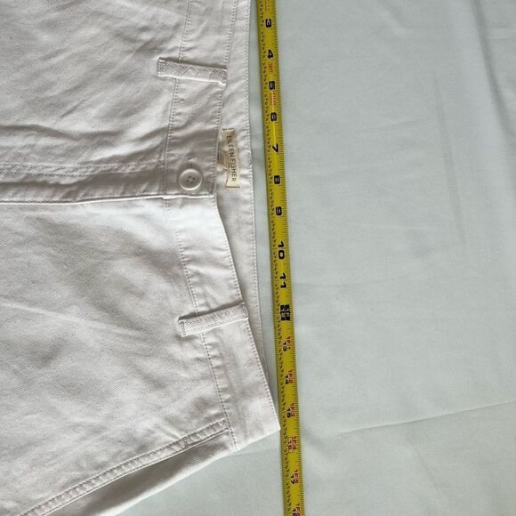 Eileen Fisher White High Rise Cropped Pants Tapered Hemp Cotton New Size 10P - Picture 11 of 14